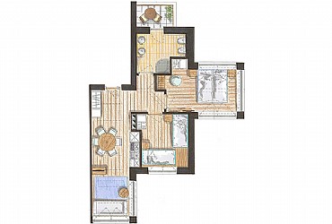 Residence a Predazzo - Trilocale 50 mq - ID foto 469